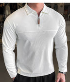 Mens Casual Fitness 95%polyester 5%spandex Quarter Zip Shirt A9103 print logo 29