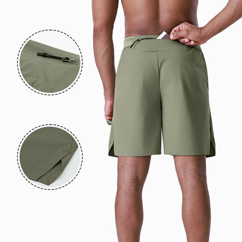 Mens Workout 95%nylon 5%spandex Shorts B135