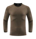 Mens Sports Running 90%Polyester   10%Spandex Long Sleeve Shirt B42113 print logo 14