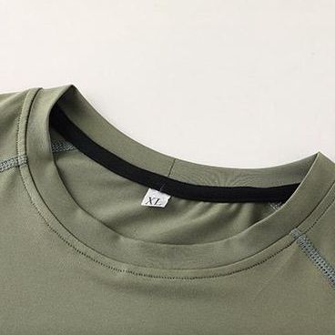 Mens Sports Running 90%Polyester   10%Spandex Long Sleeve Shirt B42113 print logo 26
