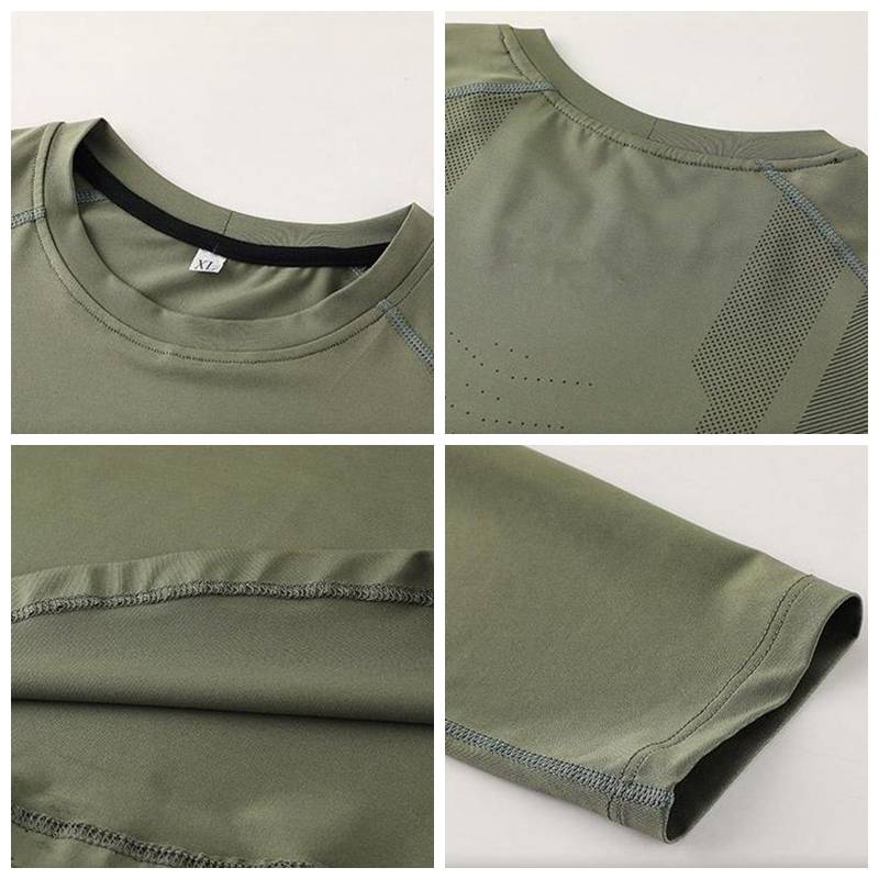 Mens Sports Running 90%Polyester   10%Spandex Long Sleeve Shirt B42113 print logo 23
