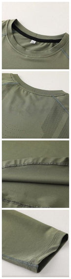 Mens Sports Running 90%Polyester   10%Spandex Long Sleeve Shirt B42113 print logo 43
