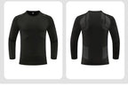 Mens Sports Running 90%Polyester   10%Spandex Long Sleeve Shirt B42113 print logo 32
