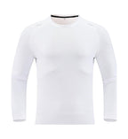 Mens Sports Running 90%Polyester   10%Spandex Long Sleeve Shirt B42113 print logo 4