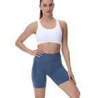 Womens Butt Lift Yoga Spandex Nylon Shorts B5228 print logo 21