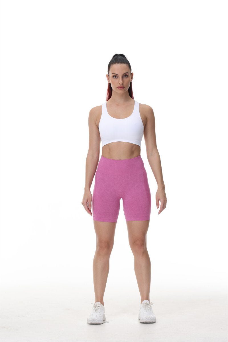 Womens Butt Lift Yoga Spandex Nylon Shorts B5228 print logo 53