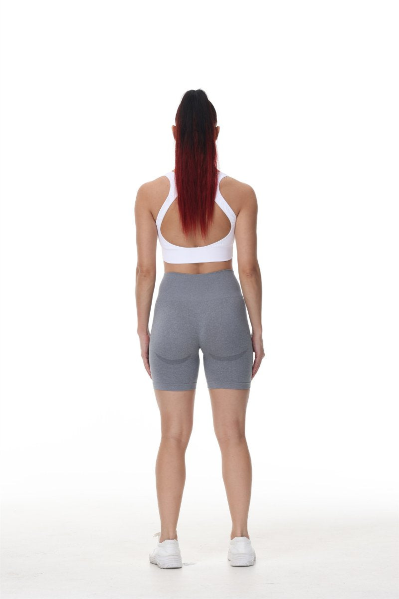 Womens Butt Lift Yoga Spandex Nylon Shorts B5228 print logo 41