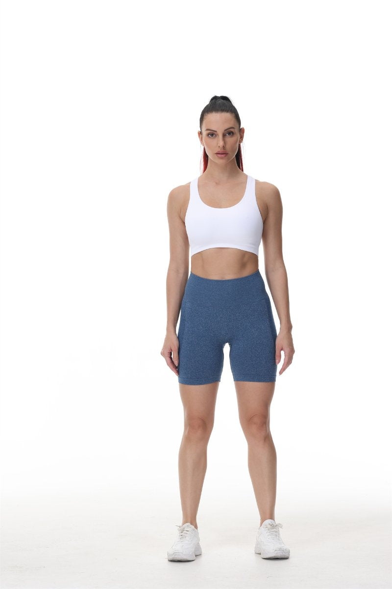Womens Butt Lift Yoga Spandex Nylon Shorts B5228 print logo 33