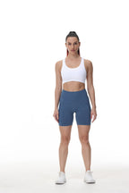 Womens Butt Lift Yoga Spandex Nylon Shorts B5228 print logo 33
