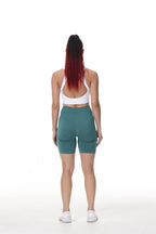 Womens Butt Lift Yoga Spandex Nylon Shorts B5228 print logo 46