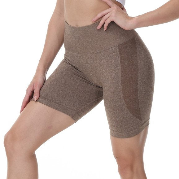 Womens Butt Lift Yoga Spandex Nylon Shorts B5228 print logo 19