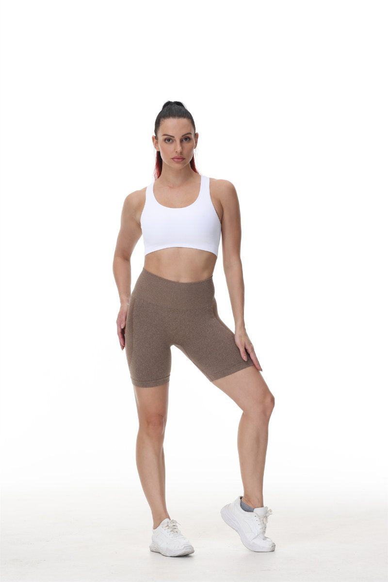 Womens Butt Lift Yoga Spandex Nylon Shorts B5228 print logo 31