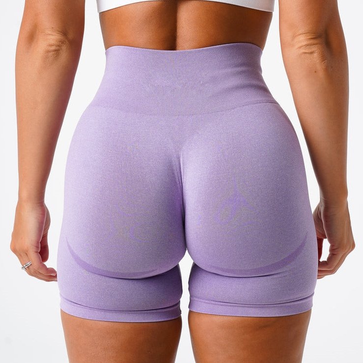 Womens Butt Lift Yoga Spandex Nylon Shorts B5228 print logo 20