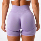Womens Butt Lift Yoga Spandex Nylon Shorts B5228 print logo 20