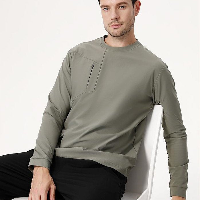 Mens Gym Fitness 100%Polyester long sleeve shirt B668 print logo 17