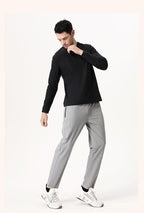 Mens Gym Fitness 100%Polyester long sleeve shirt B668 print logo 28