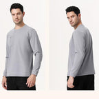 Mens Gym Fitness 100%Polyester long sleeve shirt B668 print logo 18