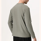 Mens Gym Fitness 100%Polyester long sleeve shirt B668 print logo 2