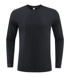 Mens Gym Fitness 100%Polyester long sleeve shirt B668 print logo 11