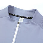 Mens Workout Fitness 90%Polyester   10%Spandex Quarter zip shirt B669 print logo 19