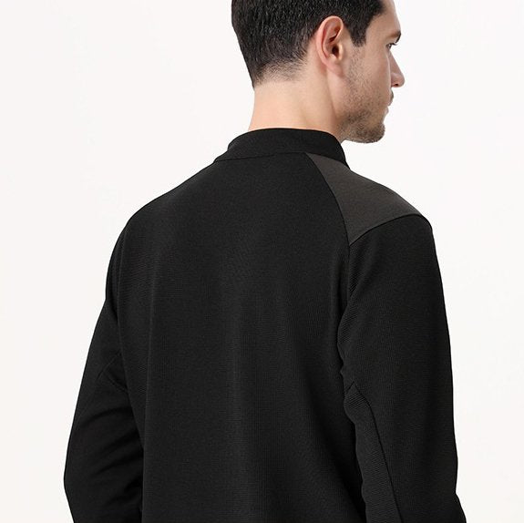 Mens Gym Sportswear 95%Polyester   5%Spandex Quarter zip shirt B670 print logo 21