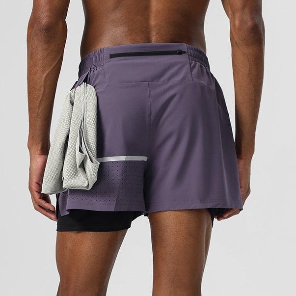 Mens Fitness 92%Polyester 8%Spandex Shorts B81