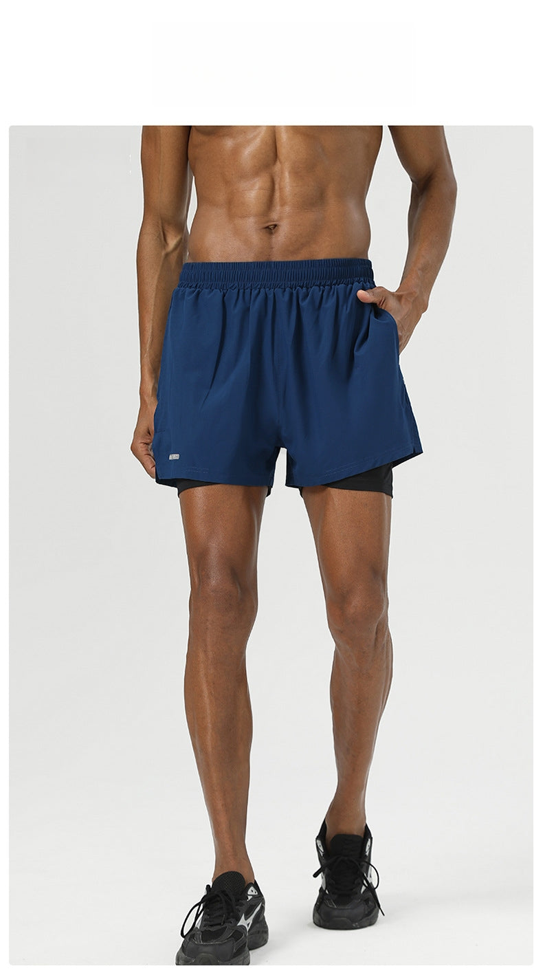 Mens Fitness 92%Polyester 8%Spandex Shorts B81