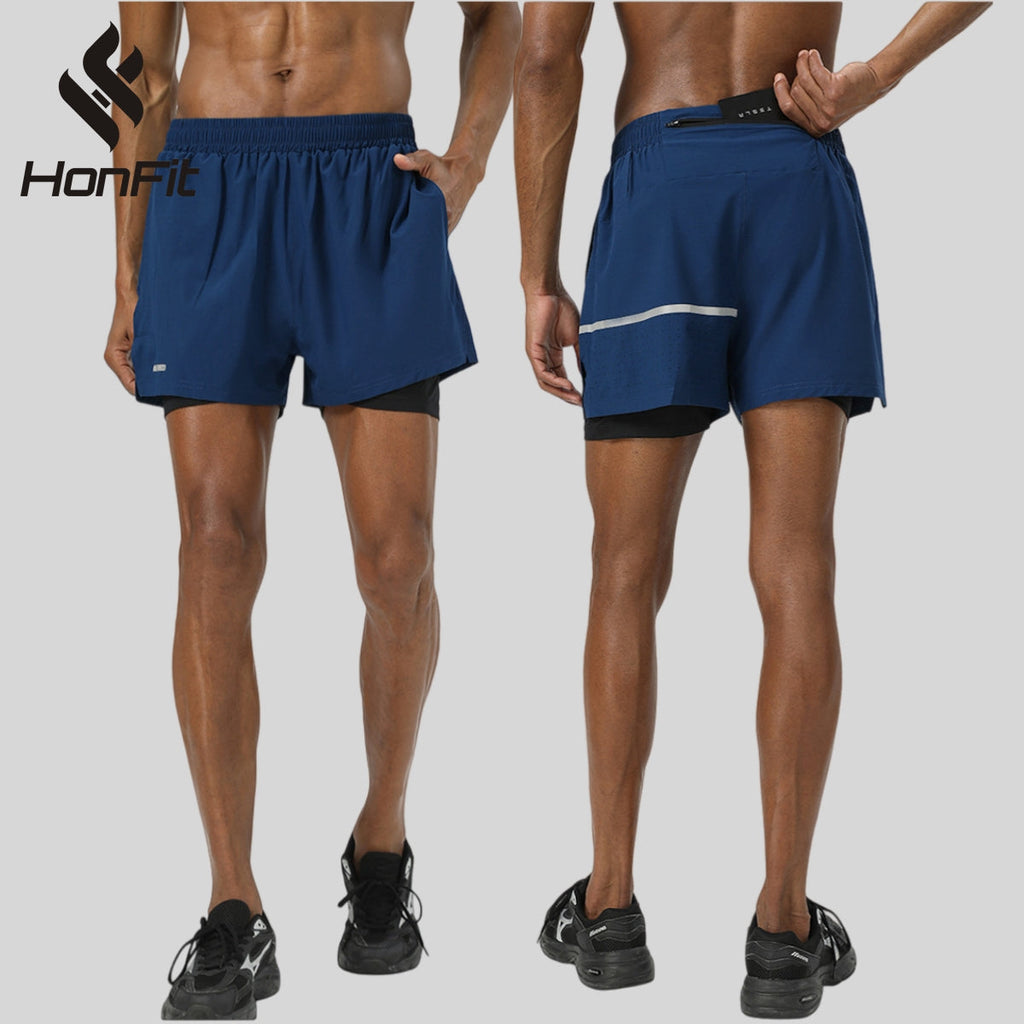 Mens Fitness 92%Polyester 8%Spandex Shorts B81