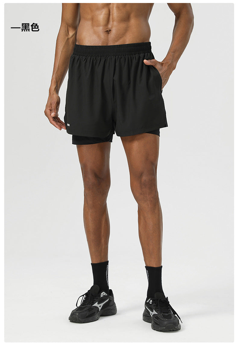 Mens Fitness 92%Polyester 8%Spandex Shorts B81