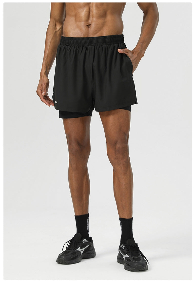 Mens Fitness 92%Polyester 8%Spandex Shorts B81