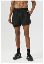 Mens Fitness 92%Polyester 8%Spandex Shorts B81