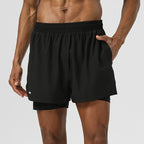 Mens Fitness 92%Polyester 8%Spandex Shorts B81