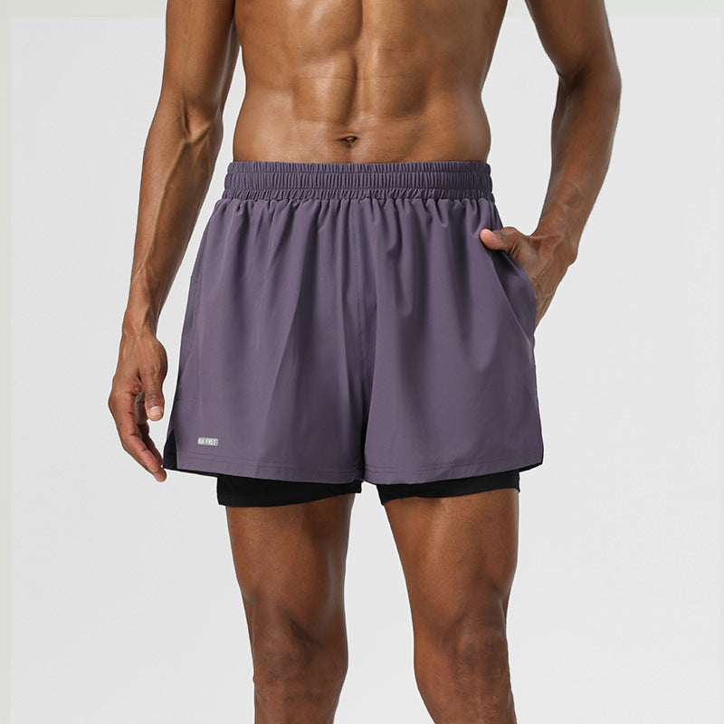 Mens Fitness 92%Polyester 8%Spandex Shorts B81