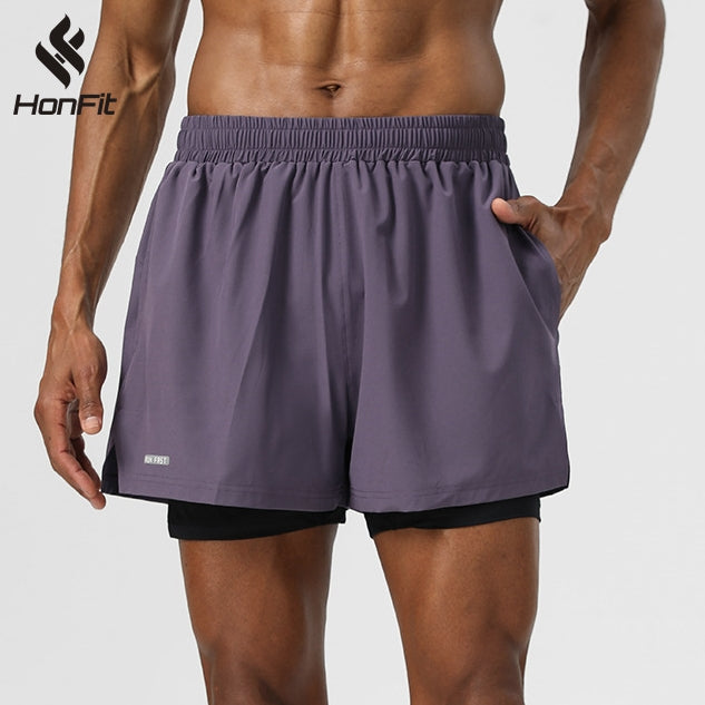 Mens Fitness 92%Polyester 8%Spandex Shorts B81