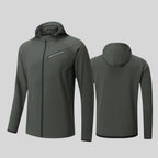 Mens Casual Fitness 100%Polyester Jacket B92 print logo 1