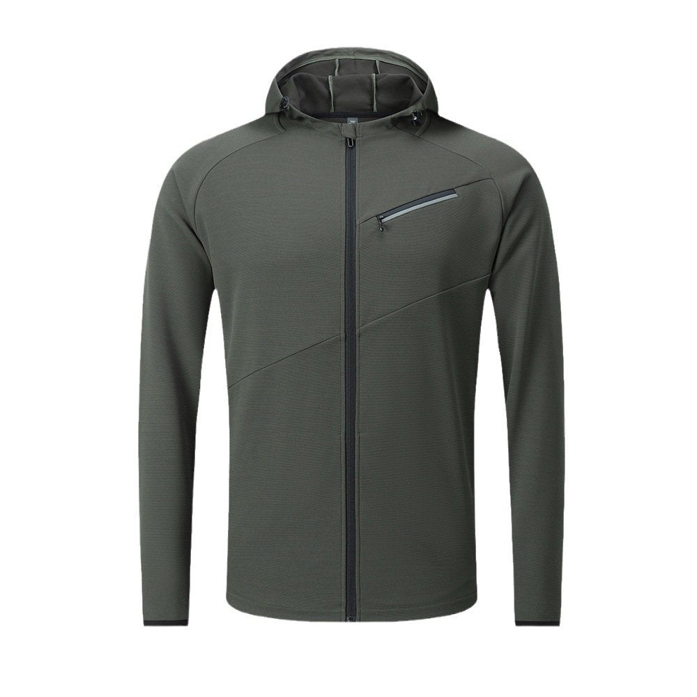 Mens Casual Fitness 100%Polyester Jacket B92 print logo 9