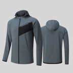 Mens Casual Fitness 100%Polyester Jacket B92 print logo 2