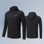Mens Casual Fitness 100%Polyester Jacket B92 print logo 11