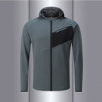 Mens Casual Fitness 100%Polyester Jacket B92 print logo 23