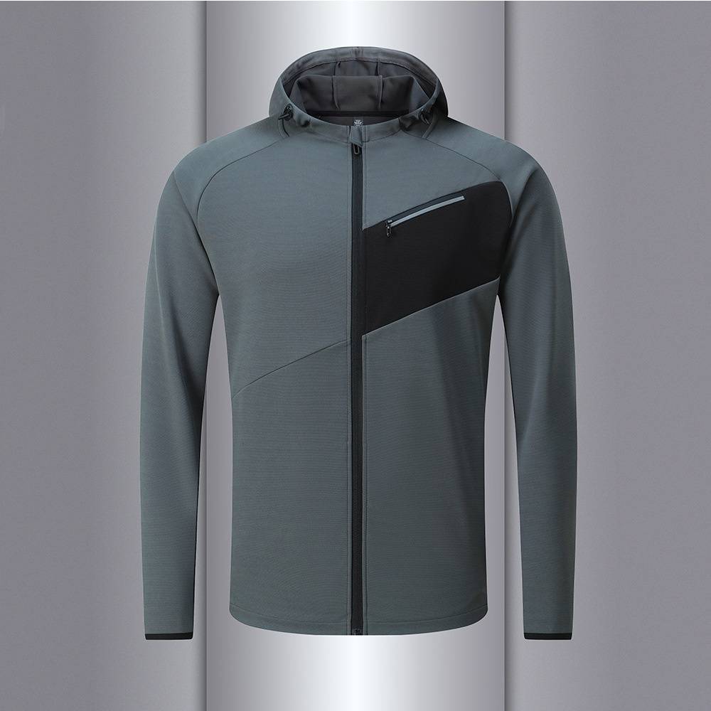 Mens Casual Fitness 100%Polyester Jacket B92 print logo 23