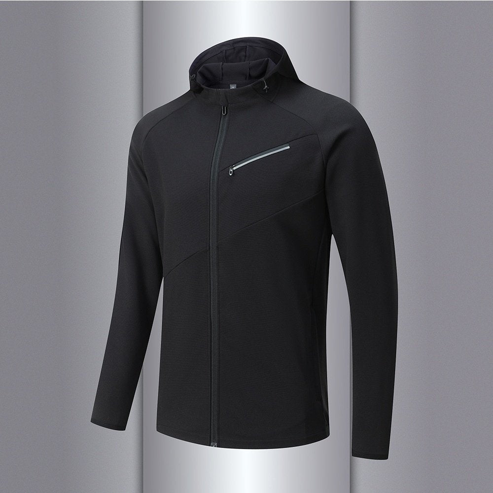 Mens Casual Fitness 100%Polyester Jacket B92 print logo 27