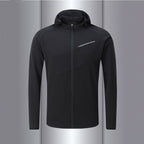 Mens Casual Fitness 100%Polyester Jacket B92 print logo 8
