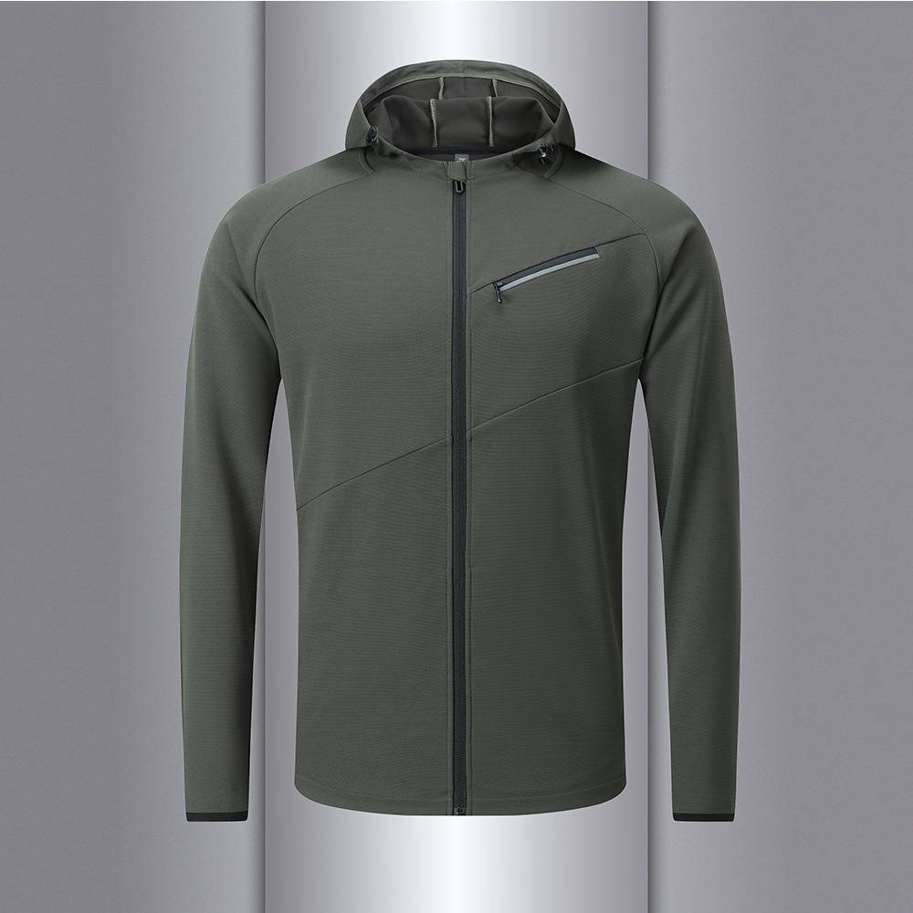 Mens Casual Fitness 100%Polyester Jacket B92 print logo 20