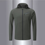 Mens Casual Fitness 100%Polyester Jacket B92 print logo 20