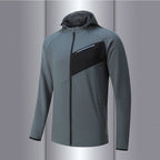 Mens Casual Fitness 100%Polyester Jacket B92 print logo 24