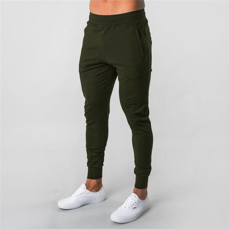 Mens Gym Training 70% cotton 30% polyester Pants BF-39 print logo 22