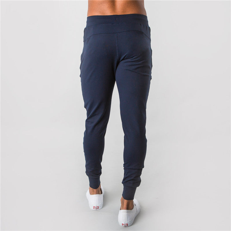 Mens Gym Training 70% cotton 30% polyester Pants BF-39 print logo 14