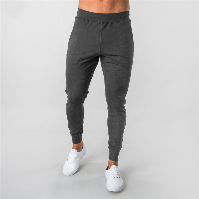 Mens Gym Training 70% cotton 30% polyester Pants BF-39 print logo 28