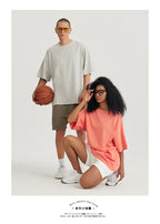 Mens Streetwear Boxy Fit 100% cotton Oversize Tshirt BOXY-033 print logo 49