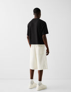 Mens Streetwear Boxy Fit 100% cotton Oversize Tshirt BOXY-033 print logo 5